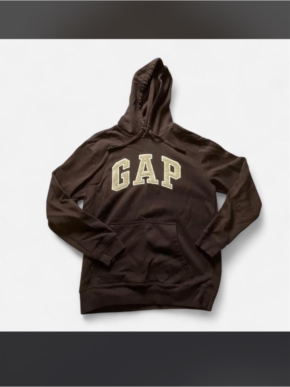 GAP Brown Fleece Hooded Sweatshirt